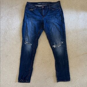 Old Navy Dark Blue Boyfriend Skinny Jeans